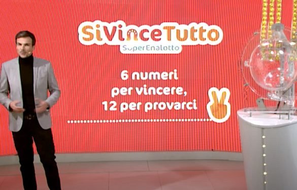 SiVinceTutto SuperEnalotto, estrazione di oggi mercoledì 19 febbraio 2025