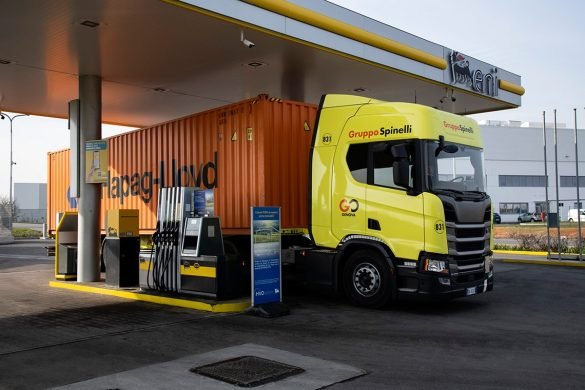 Eni Sustainable Mobility: il diesel 100% da materie prime rinnovabili muove i camion del Gruppo Spinelli