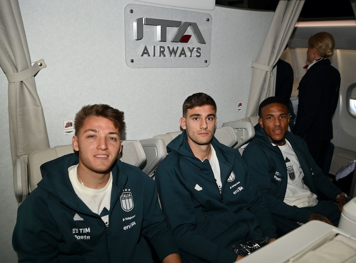 La Nazionale italiana di calcio vola negli Stati Uniti con ITA Airways